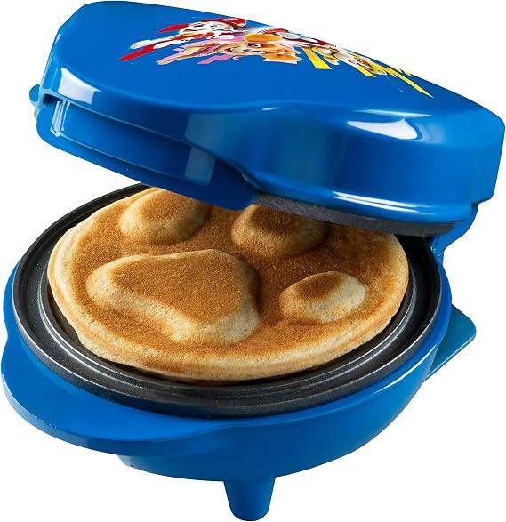 Bestron APP500BBS Mini Waffle Maker, Alloy Steel, Blue