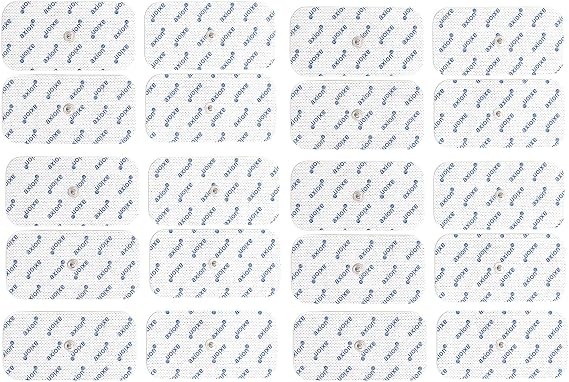 12 Electrode-Pads - Compatible to EMS- & TENS-Devices with 3.5mm Plug Connection