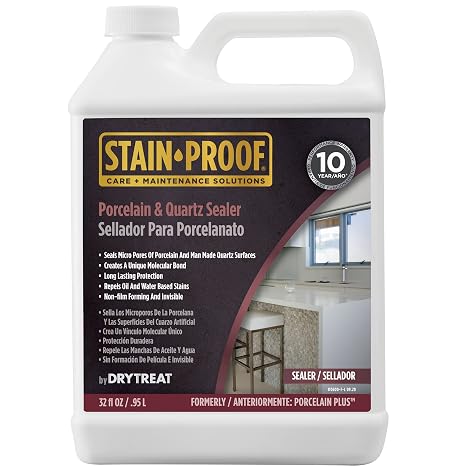 Porcelain Plus - Premium Porcelain Floor Cleaner and Quartz Sealer - Impregnating Sealer - 110600 - 1 Quart