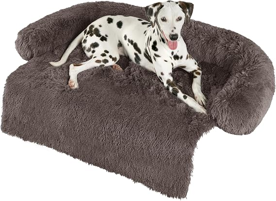 Codi Dog Couch Bed, Sofa Cover Mat, Ash Brown, 41 x 37 x 6 Inch