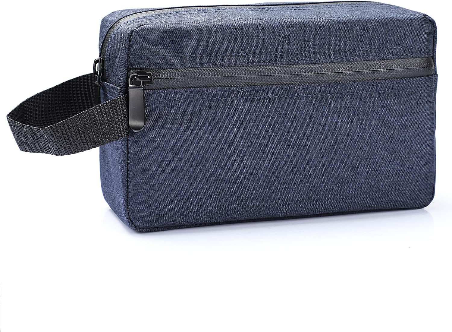 Toiletry Bag for Men, Etercycle Portable Travel Wash Bag, Waterproof Toiletries Cosmetic Organizer Bag, Gym Shaving Shower Bathroom Bag, Dopp Kit Make Up Bag with Handle Deep Blue