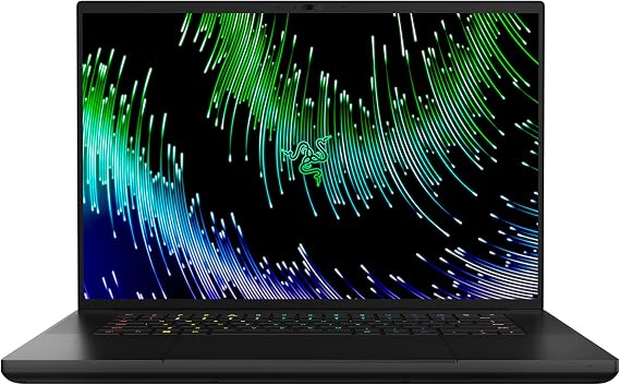 Razer Blade 16 (2023) - 16 Inch Gaming Laptop - NVIDIA Geforce RTX 4060 - Intel Core i9-13950HX - 16" QHD+ 240Hz Dispaly (16GB DDR5 5600MHz, 1TB NVME SSD) UK-Layout | Black