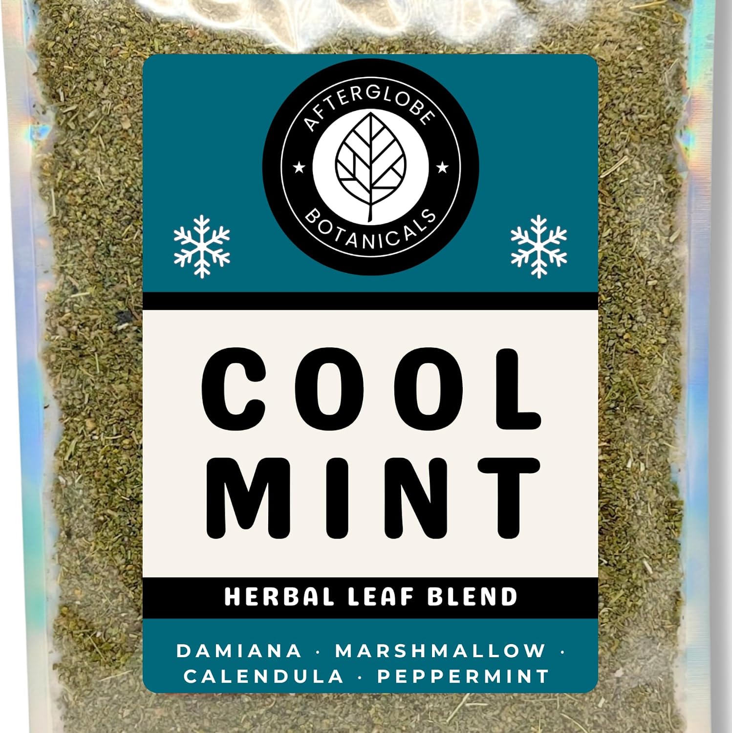 Marshmallow Leaf, Damiana, Calendula, Peppermint Herbal Blend | Pre-Ground Triple-Milled Loose Herbal | Stick-Free | Loose Tea | 30g