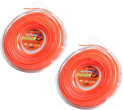 Cyclone Desert Extrusion CY095D12 0.095-Inch x 140-Foot Orange Commercial Trimmer Line 2-Pack