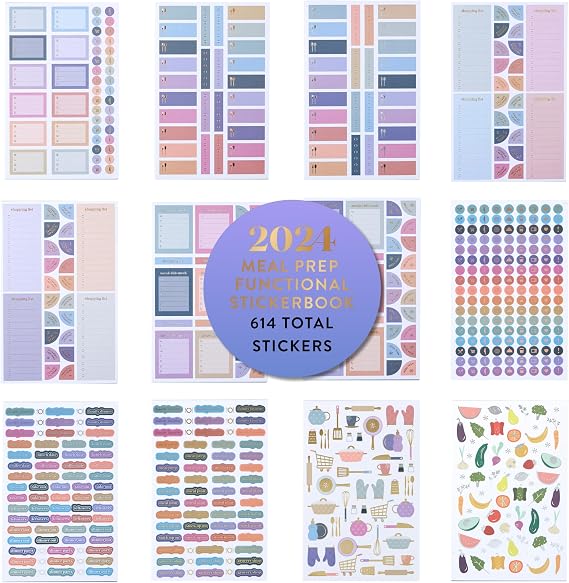 Functional Sticker Book - Meal Prep