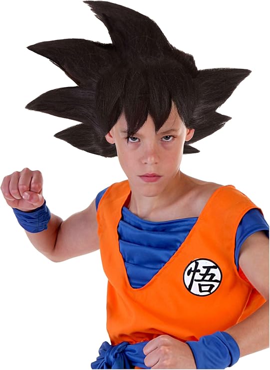 Child Dragon Ball Z Anime Show Goku Hair Wig Standard