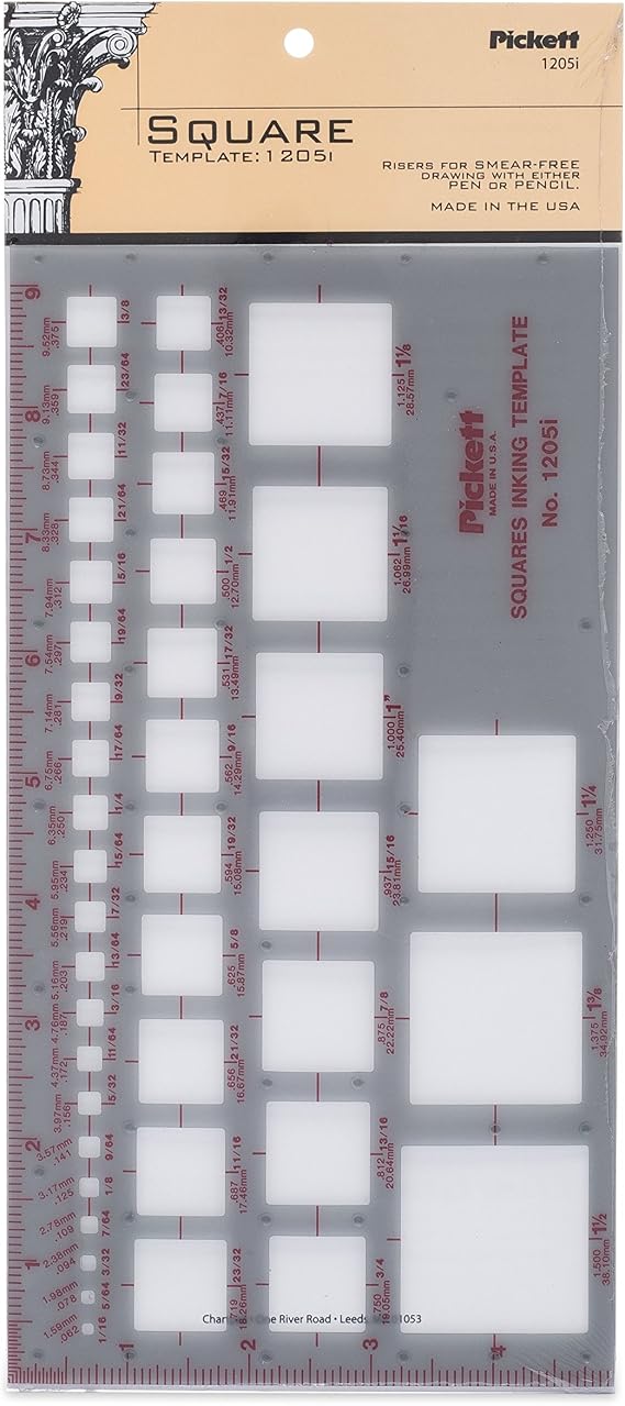Pickett Squares Template (1205I)