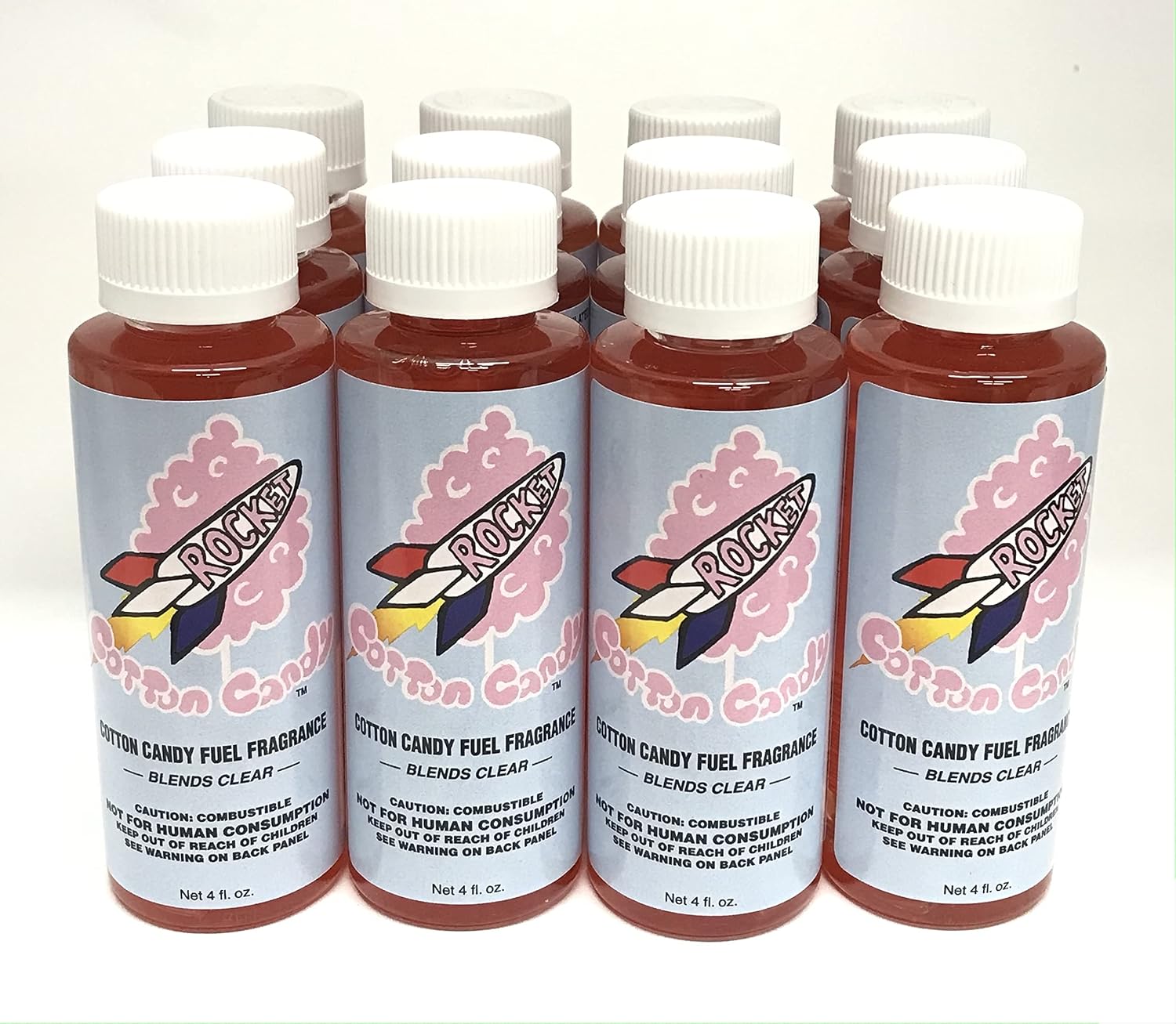 Power Plus Lubricants 12 Cotton Candy Fuel Fragrance for Car, Motorcycle, ATV