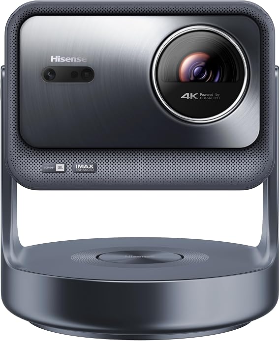 Hisense C2 Ultra, Triple Laser Smart Portable Projector, 4K UHD, 3,000 Lumens, 65 300, Dolby Vision, IMAX Enhanced, Sound by JBL, Netflix Included, Designed for Xbox, Optical Zoom