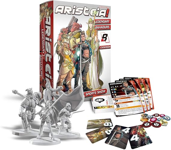 Aristeia: Legendary Bahadurs Board Game Expansion by Corvus Belli 2 Players 60-90 Minutes of Gameplay Board Games for Family Game Night Teens and Adults 14+ English Version