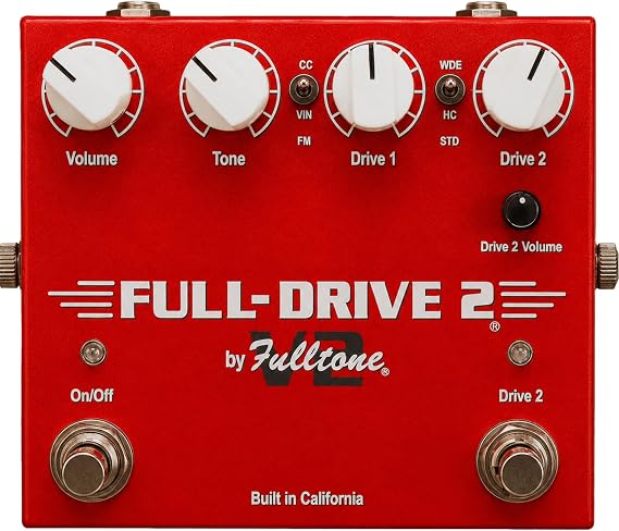 Fulltone Full-Drive 2 V2 Overdrive Pedal with Boost