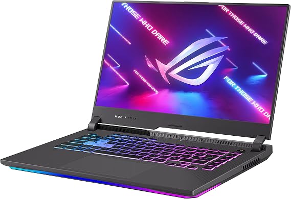 ASUS ROG Strix G15 (2021) Gaming Laptop, 15.6 300Hz IPS Type FHD Display, NVIDIA GeForce RTX 3070, AMD Ryzen R9-5900HX, 32GB DDR4, 1TB PCIe SSD, Per-Key RGB Keyboard, Windows 10, G513QR-AS98