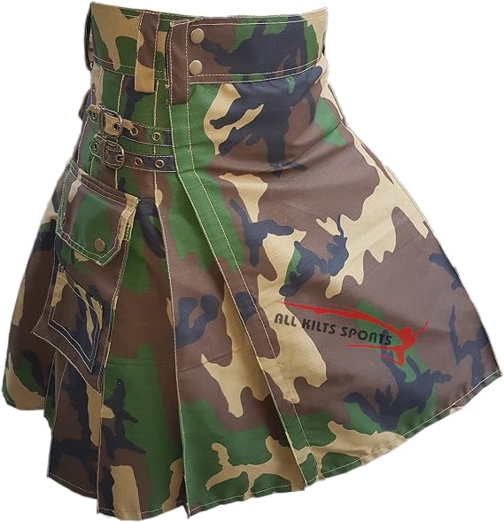 New Modern Camo Utility Kilt