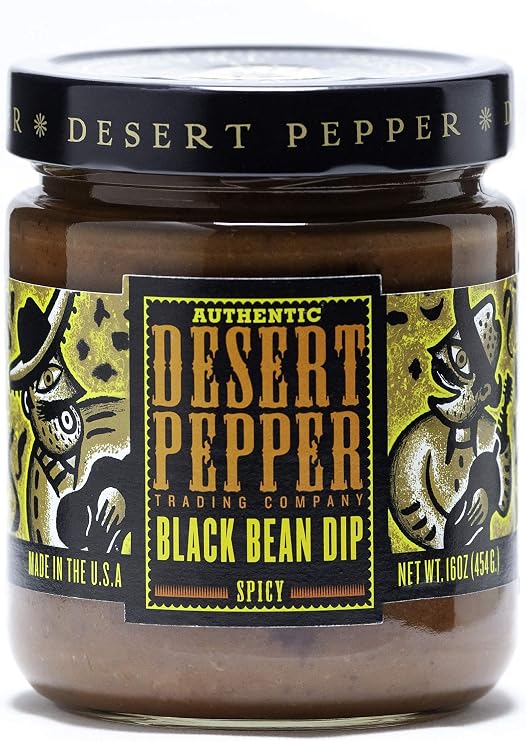 Desert Pepper Trading Company , Spicy Dip, Black Bean, 16 Ounce
