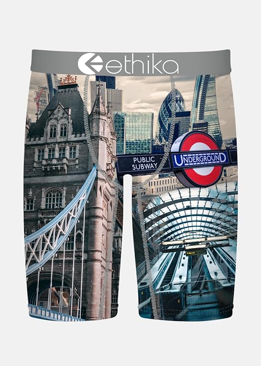 Ethika Men's Staple Boxer Brief, Fair Warning