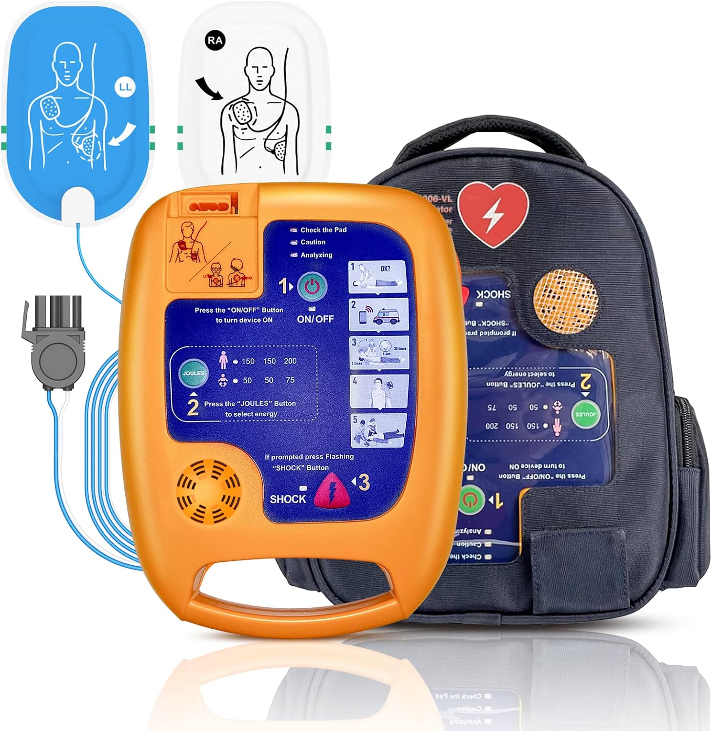 AED Defibrillator Portable Machine Analyzer Portable Aed Defibrillator for Home Office