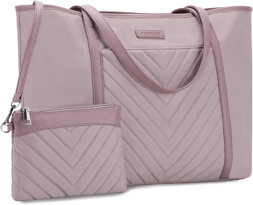 VX VONXURY Laptop Bag for Women,15.6 Inch Work Tote Professional Shoulder Handbag Ideal for Business Office