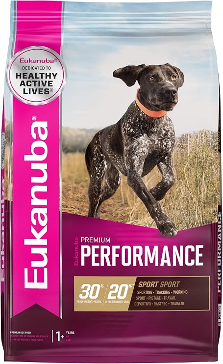 Eukanuba Premium Performance 30/20 Sport Adult Dry Dog Food, 28 lb Bag
