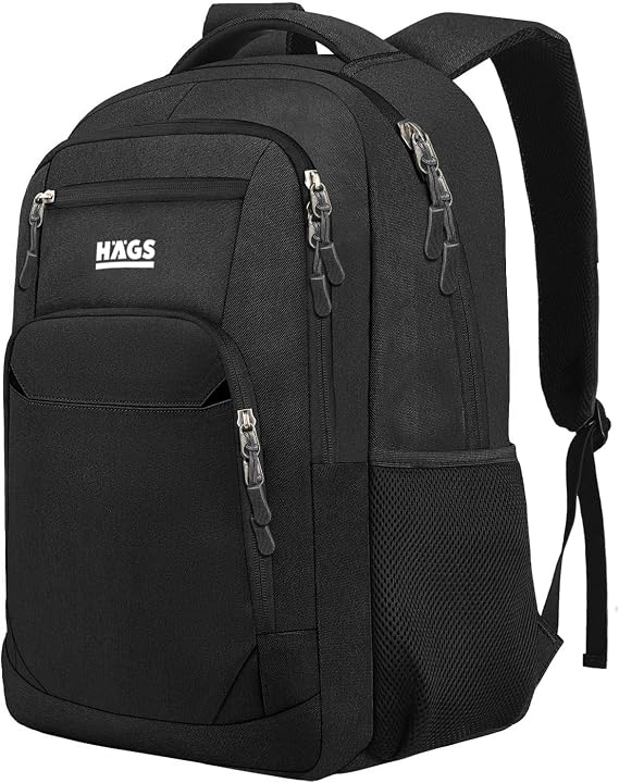 Haegs Laptop Sırt Çantası, Multi Cepli İş Seyahat Çantası, Dizüstü Bilgisayar Sırt Çantası, Suya Dayanıklı, Kolej Bilgisayar Çantası, Kadınlar ve Erkekler İçin Çok Bölmeli Organizer Çanta