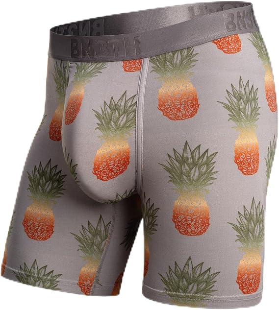 BN3TH Men's Classic Icon Boxer Briefs with Fly, 3-D Pouch, Anti-Chafing, Superior Comfort, No-Roll Waistband, 6.5" Inseam