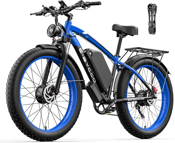 8000W Peak Dual Motor Electric Bike for Adults, Fast Ebikes Max 47MPH 200NM