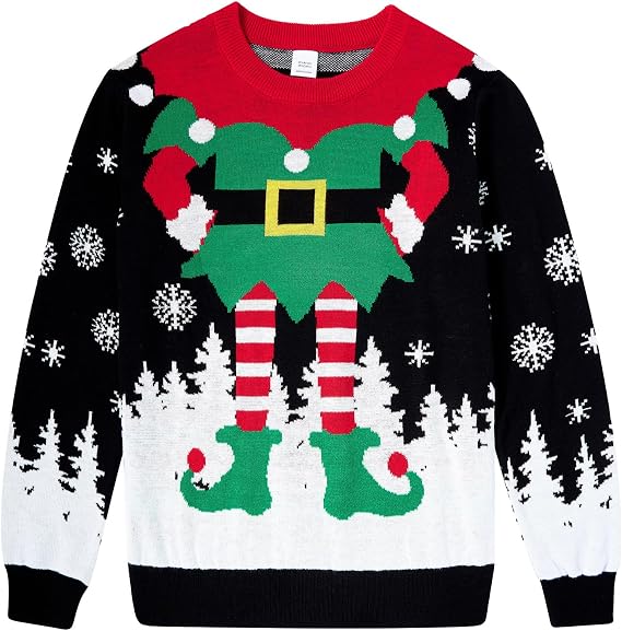BFUSTYLE Kids Ugly Christmas Sweater Girl Boy Xmas Knit Pullover Sweatshirt