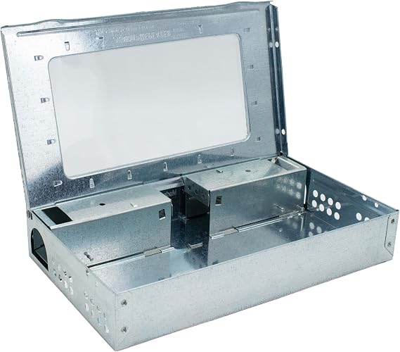 JT Eaton Repeater Multi-Catch Mouse Trap, Clear Window, No Bait