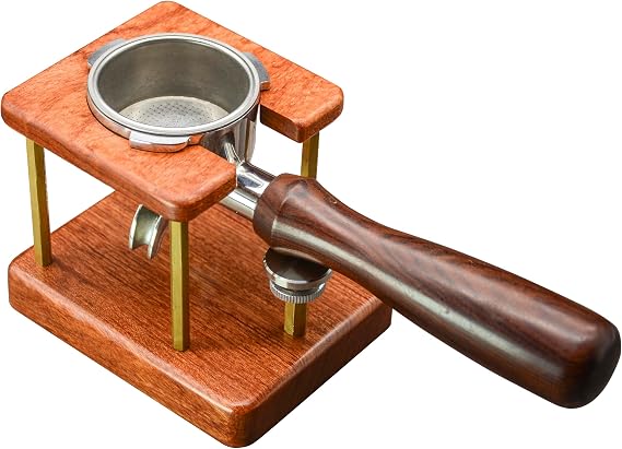 NEOUZA Coffee Station Portafilter Stand Fits Most Espresso Machines Adjustable Height (58mm)