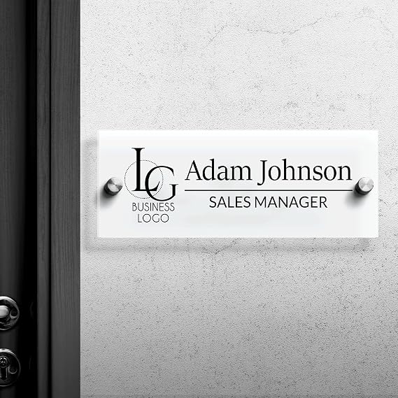 Custom Name Plates for Doors Personalized Wall Name Signs Office Workspace Decor New Job CEO Gift