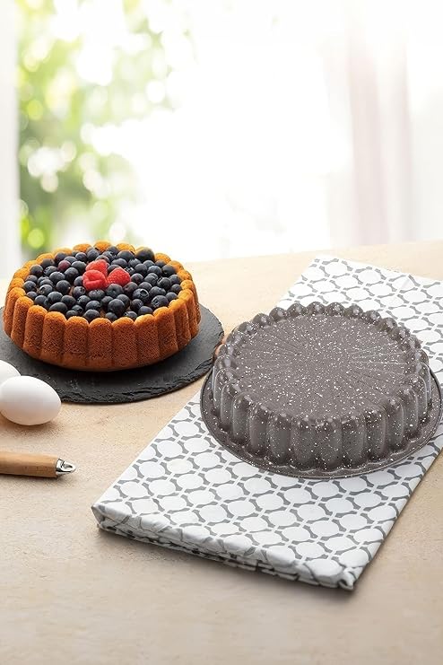 Carbon Steel 22cm Round Sliced Tart Pie Cake Mold cin803khv