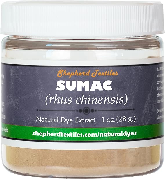 Sumac Extract Natural Dye & Tannin, 1 oz.
