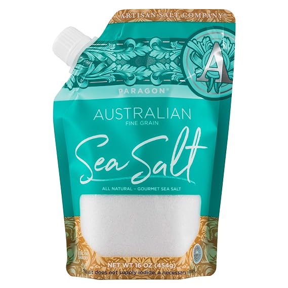 SaltWorks Artisan Company , Fine, Pour Spout Pouch, Australian 16 Ounce
