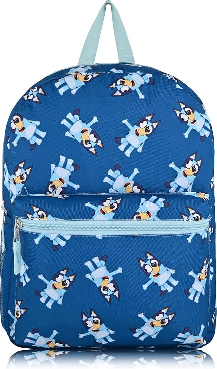 Bluey Toddler Backpack - 16" Kids Uni School Backpack, Bluey., Travel Backpack, Bluey