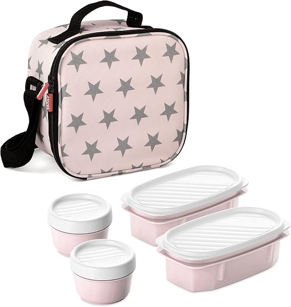 TATAY Urban Food Kit, Fabric, Pale Pink, One Size