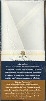 Crane & Co. Pearl White #10 Envelopes