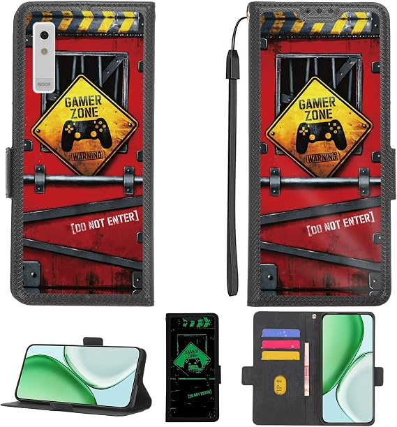 Aroepurt Case Compatible for Onyx BOOX Palma 2 PRO eReader Phone Case Flip Cover [with Tempered Glass Screen Protector][RFID Blocking][Luminous Effect] PTH-JGP