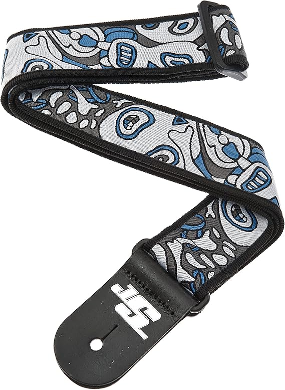 Planet Waves 50JS01 Gewebegurt Nylonwebe Joe Satriani Collection Skulls