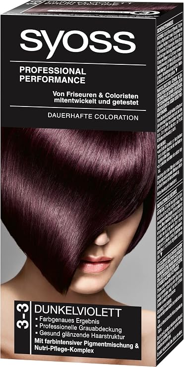 Syoss Professional Performance Coloration 3-3 Dunkelviolett 115 ml