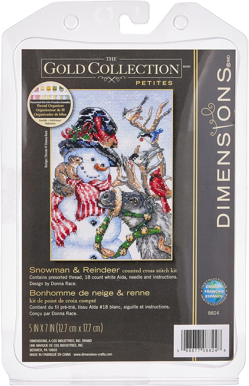Dimensions Needlecrafts Counted Cross Stitch, Christmas On The Beach