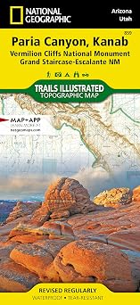 Paria Canyon, Kanab Map [Vermillion Cliffs National Monument, Grand Staircase-Escalante National Monument] National Geographic Trails Illustrated Map, 859