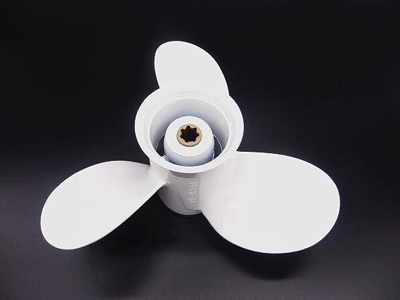 SouthMarine Outboard Motor Aluminum Alloy Propeller 8 1/2 x 7 1/2-N for Yamaha 6hp 8hp 9.9hp F6 F8 F9.9 Boat Engines 6G1-45943-00-EL 6G1-45943-00-00 8.5x7.5