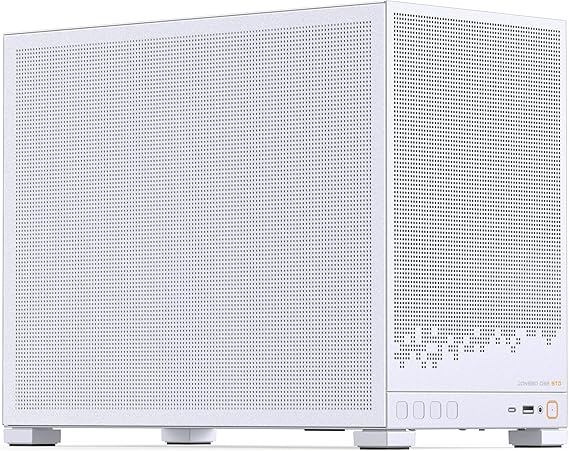 Jonsbo D32 STD Mesh PC Case White Mini Case for Micro-ATX Back-Connect Compatible Strong Airflow Compact & Stylish for Gaming Builds