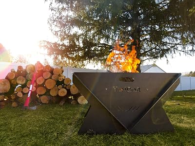 The Anvil Steel Fire Pit Raw Natural Steel