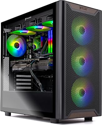 Skytech Chronos 3 Gaming PC Desktop, Ryzen 7 7800X3D 4.2 GHz 5GHz Turbo, NVIDIA RTX 5080 16GB, X670 Board, 2TB NVMe SSD, 32GB DDR5 RAM 6000 RGB, 850W Gold ATX 3 PSU, 360mm ARGB AIO, Wi-Fi, Win 11
