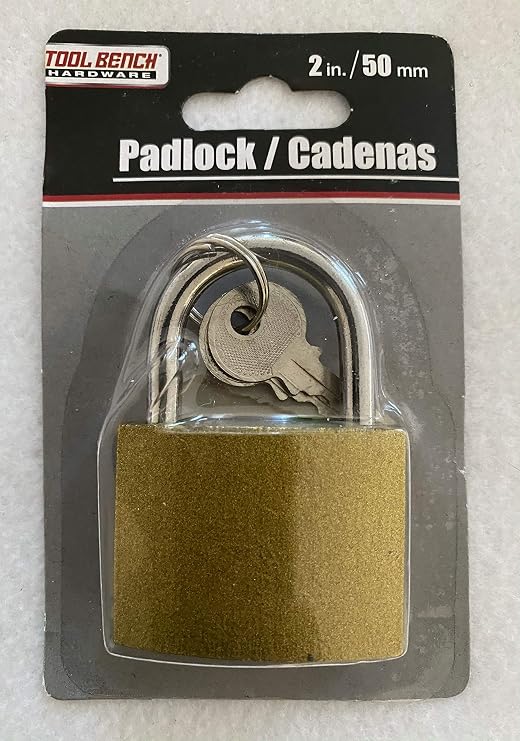 Padlock with Three Keys