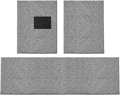 FH Group Car Floor Mats - DIY Ultra Waterproof Trimmable Non-Slip Vinyl Floor Mats, Solid Gray