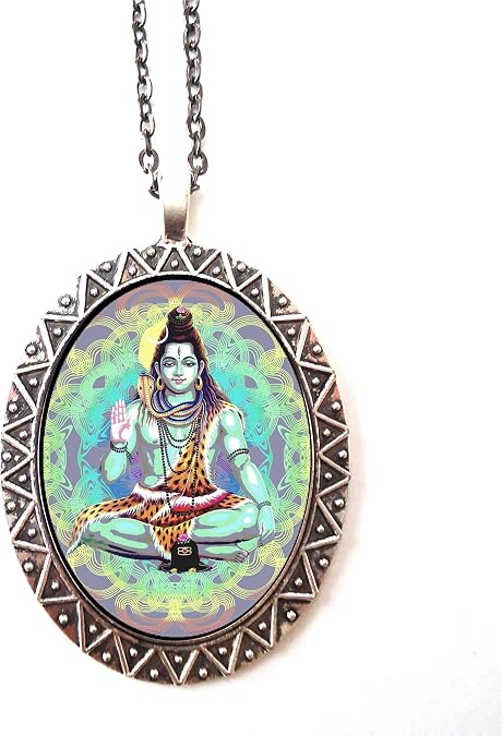 Shiva Necklace Pendant Hindu God Hinduism Eastern Spirituality Religion
