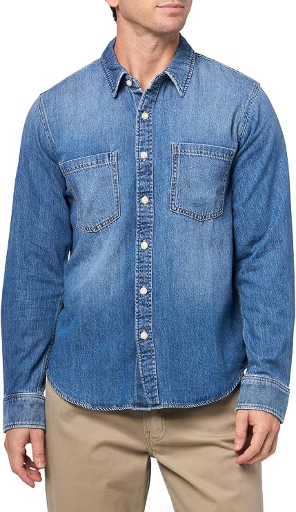 Lucky Brand Men's Denim Utility Shirt