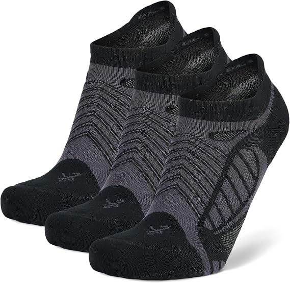 Balega Unisex Balega Ultralight No Show Athletic Running Socks for Men and Women (3-pack)