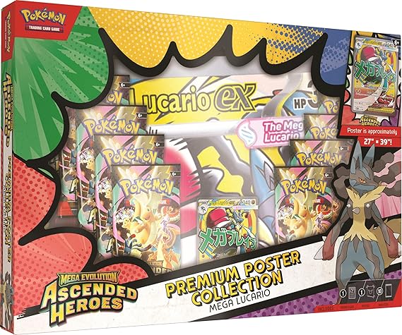 Pokemon TCG: Mega EvolutionAscended Heroes Premium Poster Collection